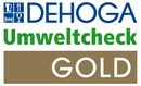 Goldplakette des DEHOGA zum Thema „Umweltcheck” Goldplakette zum Thema „Umwelt” des DEHOGA